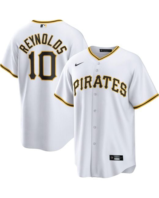 Nike Pittsburgh Pirates #10 Bryan Reynolds White Cool Base Jersey->florida panthers->NHL Jersey